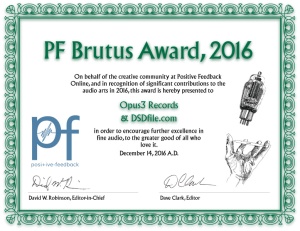 PF Brutus Award, 2016